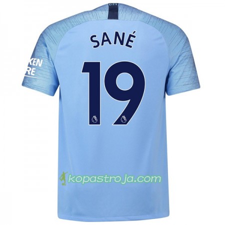 Billiga Fotbollströjor Manchester City Sane 19 Hemma tröja 2018/19 Kortärmad